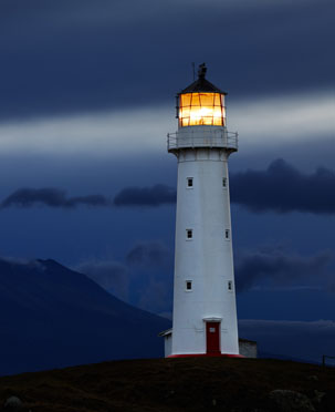 Peak of Mountain & Lighthouse